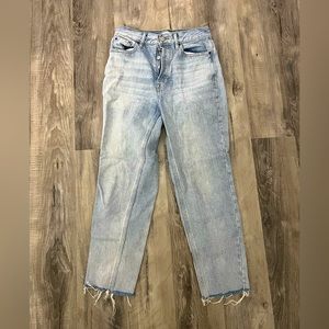 Pacsun Blue High Rise Straight Leg Jeans